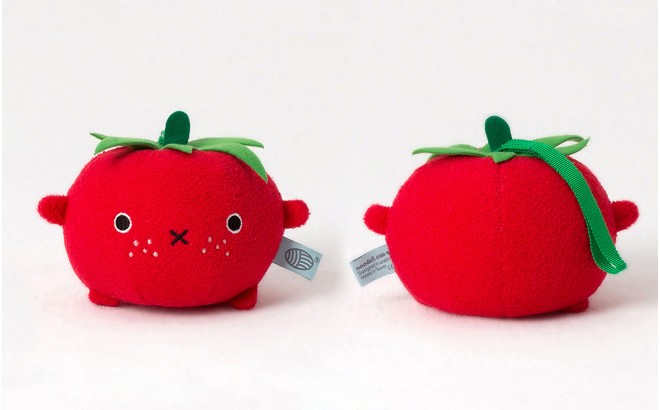 plush toy for babies and kids red vegetable Rice Tomato by Noodoll