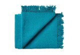 couverture enfant en laine scandinave bleu turquoise