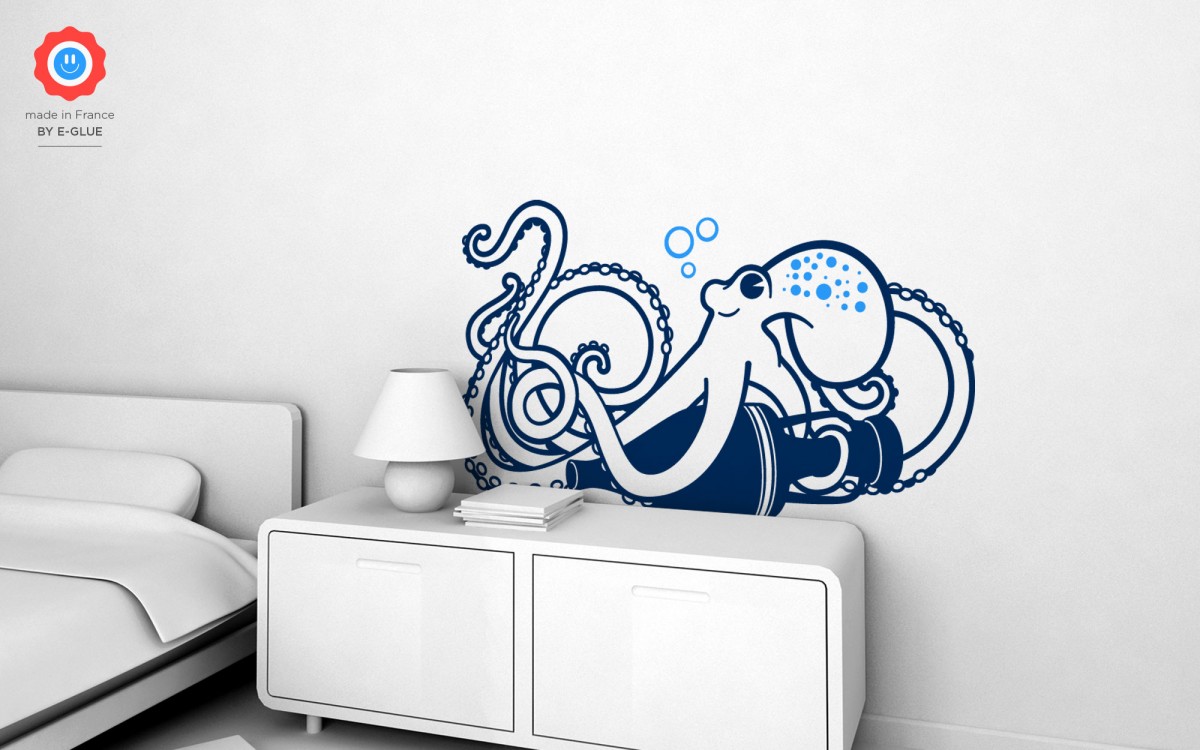 octopus kids wall decals