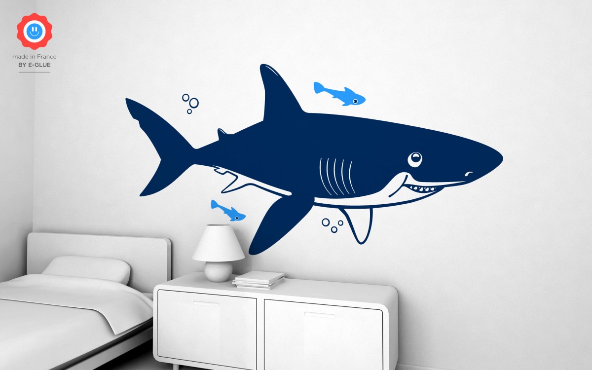 stickers enfant requin (XXL)