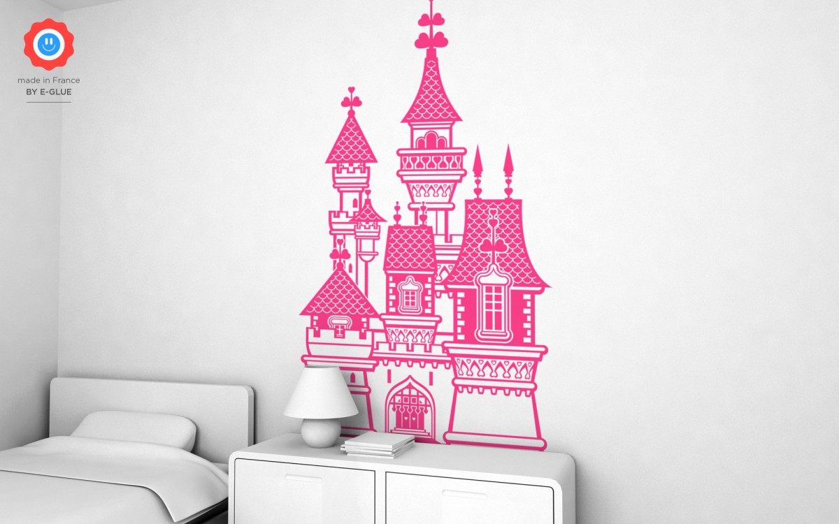 sticker château de princesse (XXL)