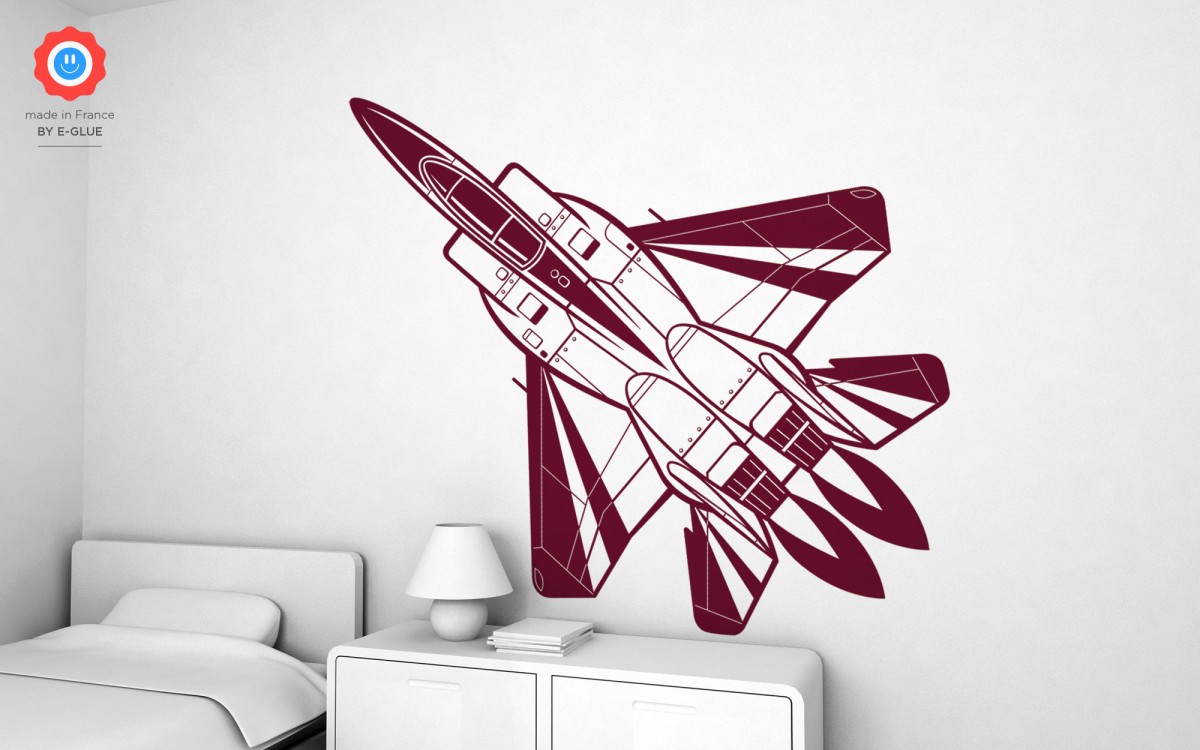 fighter plane wall decals (XXL)