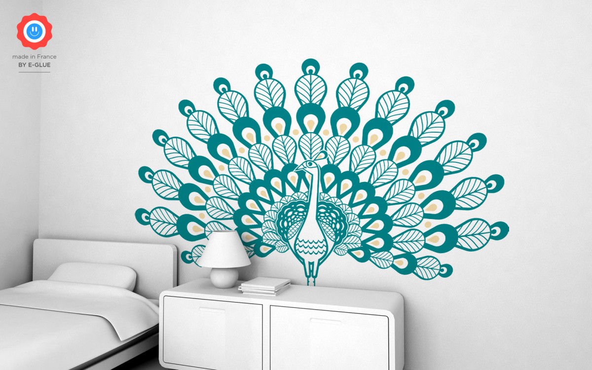peacock kids wall decals (XXL) 