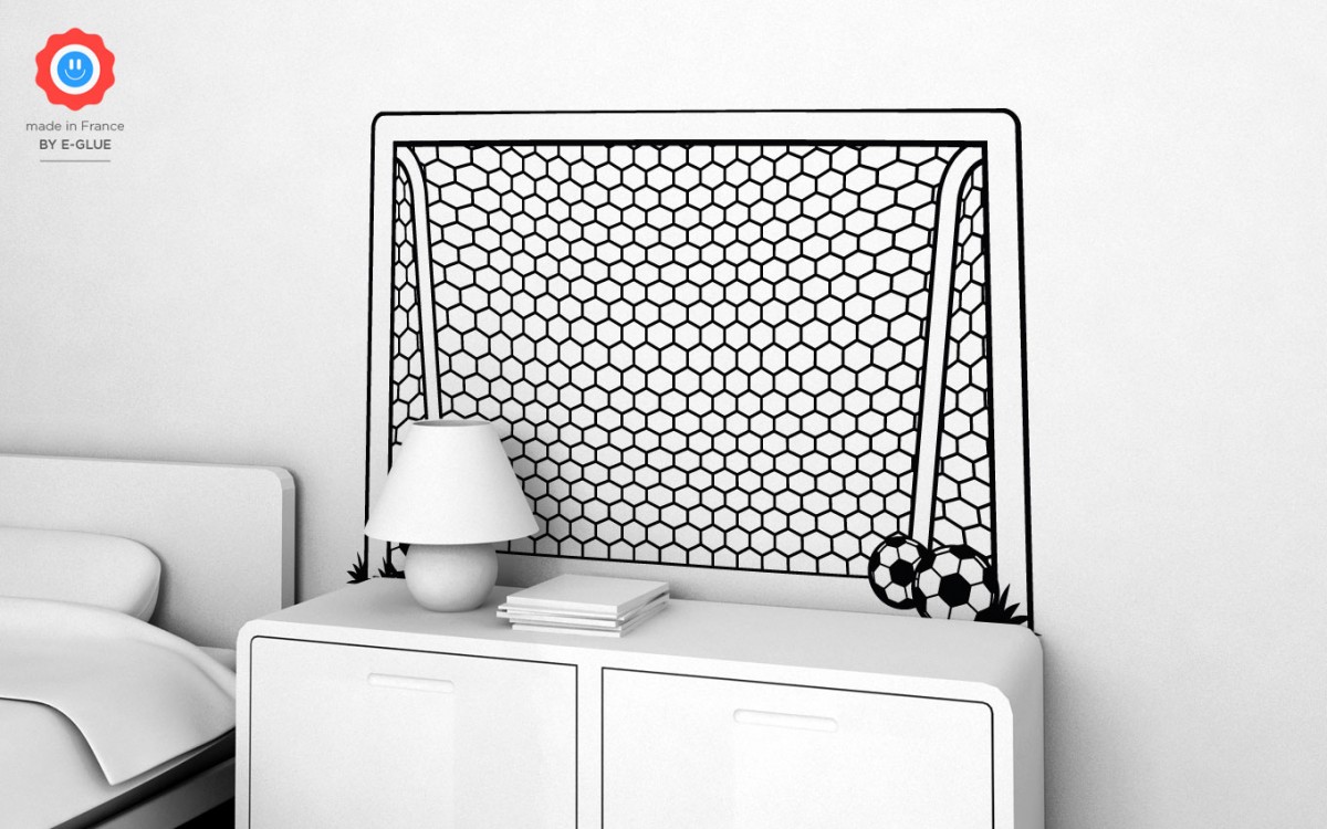 football goal post wall decals (XL)