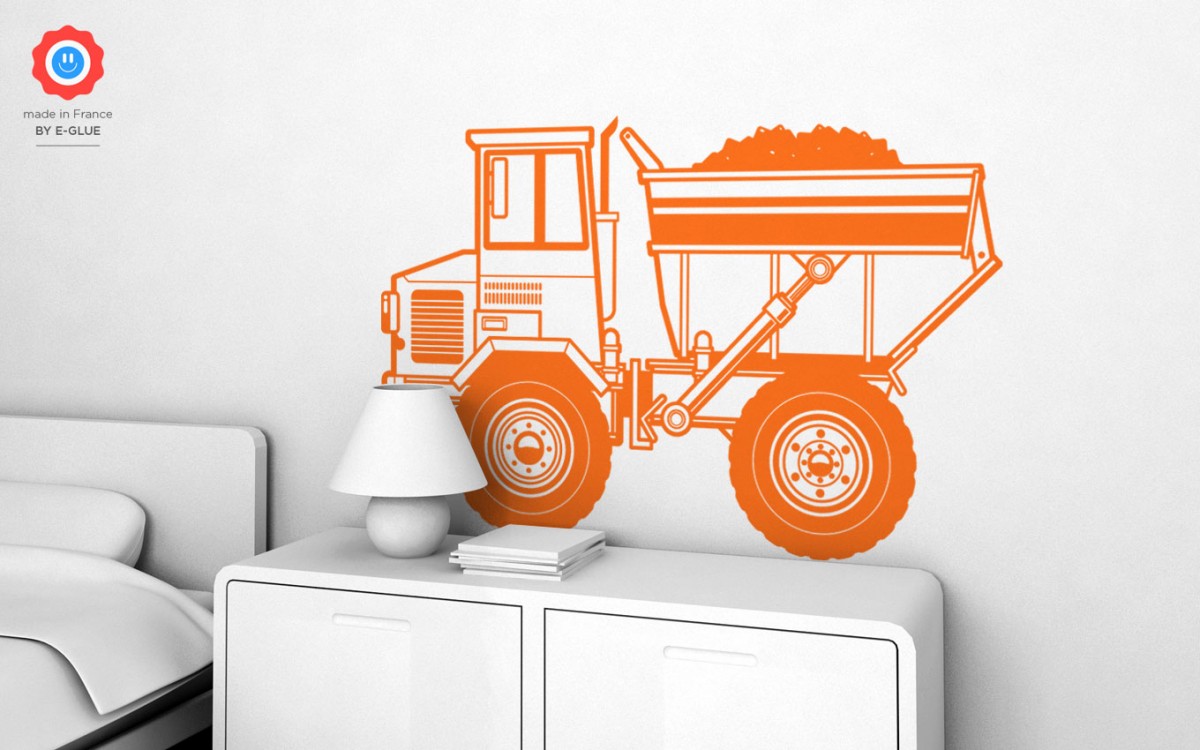 dump truck wall decals (XL)