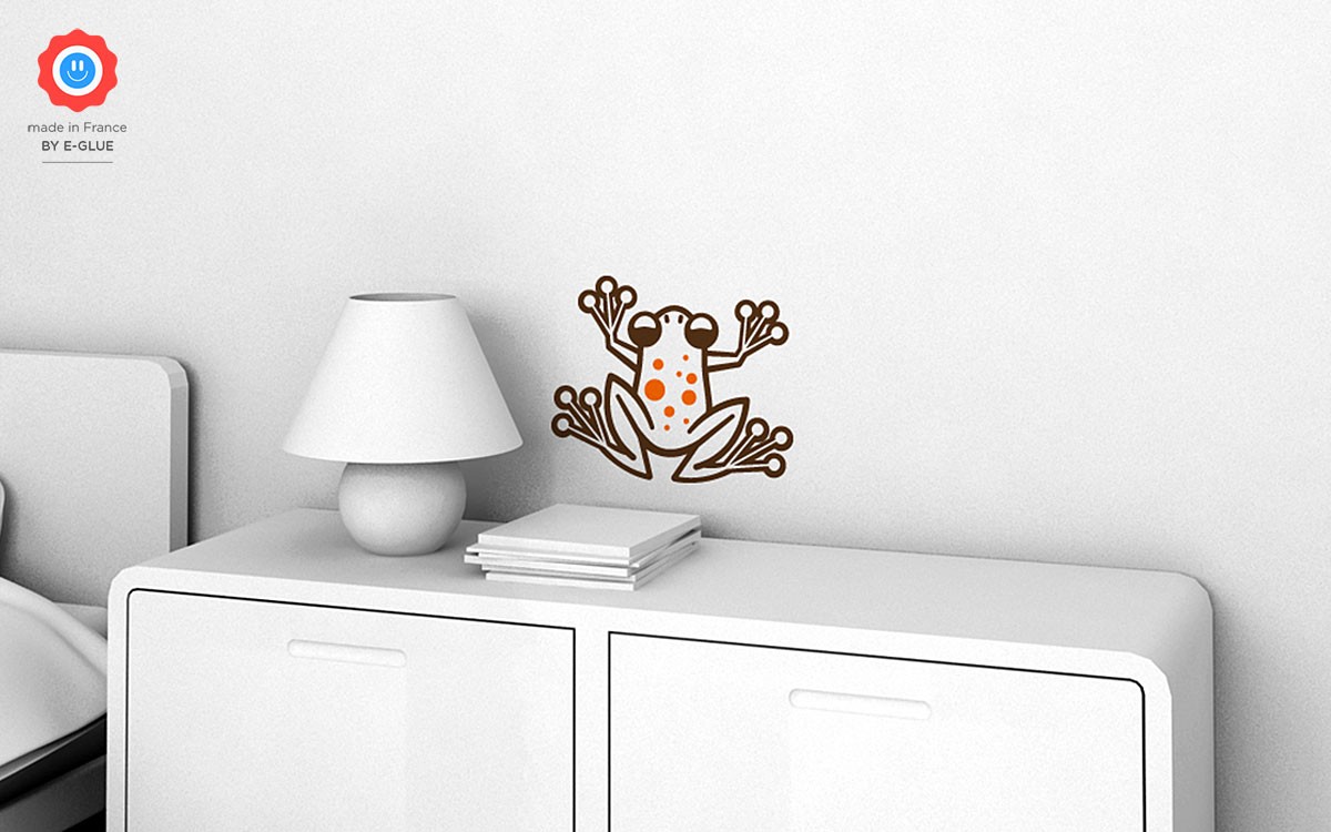 stickers enfant grenouille