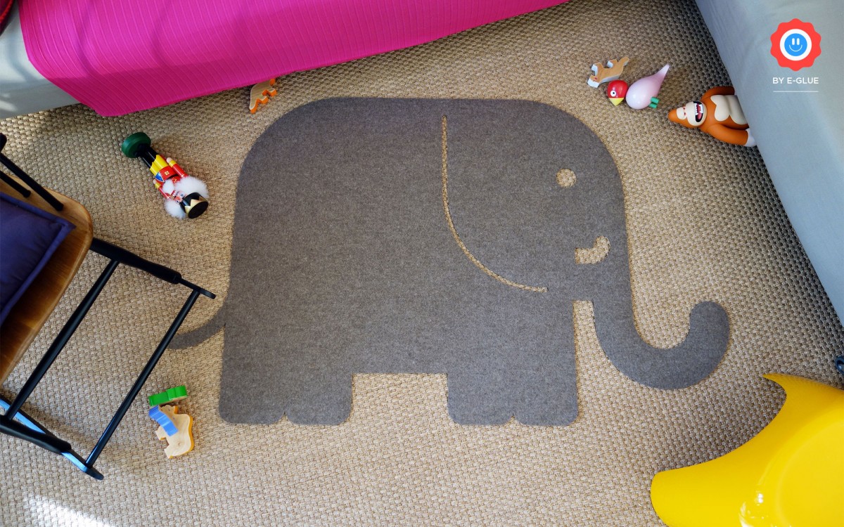 alfombras infantiles elefante