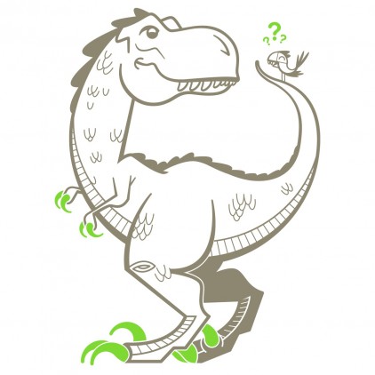 stickers enfant dinosaure tyrannosaure