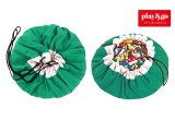 Sac Rangement de Jouets et Tapis de Jeux Play and Go vert