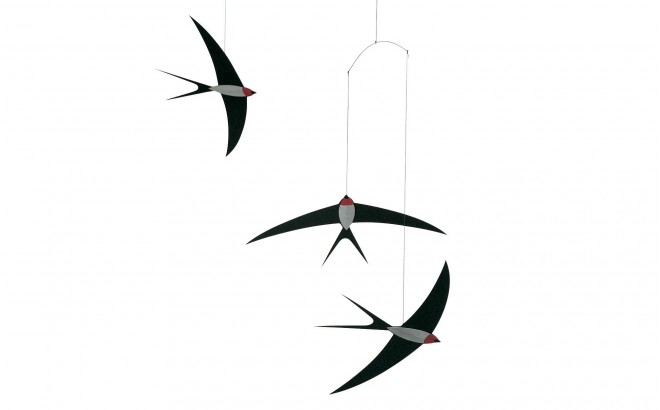 swallow baby mobile Flensted for baby nursery decoration