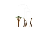 giraffe baby mobile Flensted for baby nursery decoration