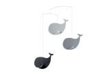 grey whales baby mobile Flensted for baby nursery decoration