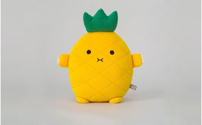 Pineapple Cushion for babies and kids RiceAnanas yellow by Noodoll