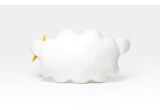 coussin peluche nuage bébé et enfants blanc par Noodoll