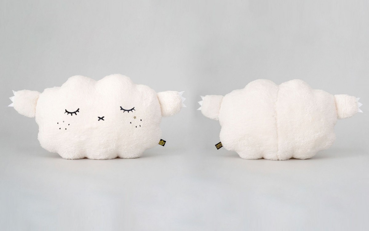 coussin nuage blanc Ricesnore