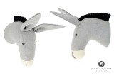 donkey with hat wall mounted animal head