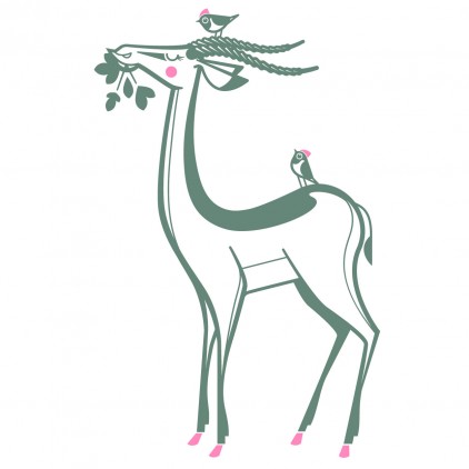stickers enfant gazelle