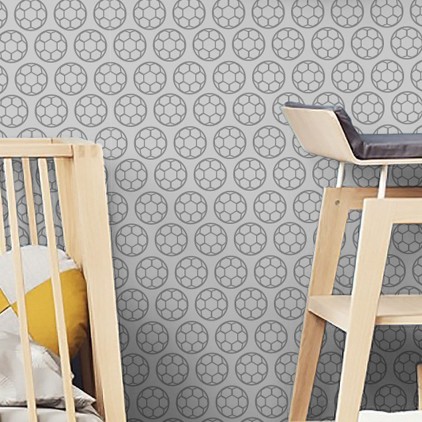 children's wallpaper soccer balloons