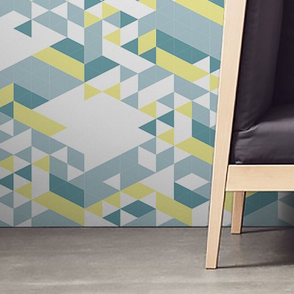 triangles (vertical) Custom Baby Kids Wallpaper