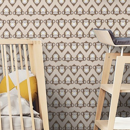 monkey faces (vertical) Custom Baby Kids Wallpaper