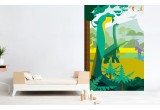 mural infantil dinosaurios para habitaciones infantiles niños, papel pintado mundo jurásico