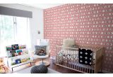 papel pintado infantil bebé rosa con ovejas lindas para habitación bebés o niñas