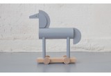 juguete caballo de madera gris Griseon por Kutulu design