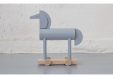 wooden grey horse toy Griseon by Kutulu design