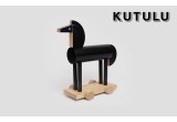 wooden black horse toy Noxus by Kutulu design