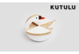 juguete cisne de madera blanco Labu por Kutulu design
