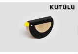 wooden black bird toy Kos by Kutulu design