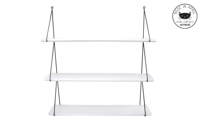Babou shelves white for kids room by Rose in April