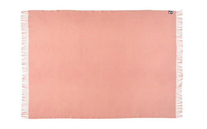fawn pink scandinavian wool blanket for kids