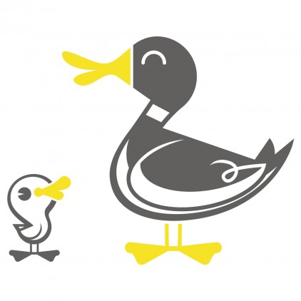 duck farm animal kids wall decal