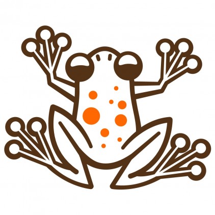 vinilo infantil jungla ranas