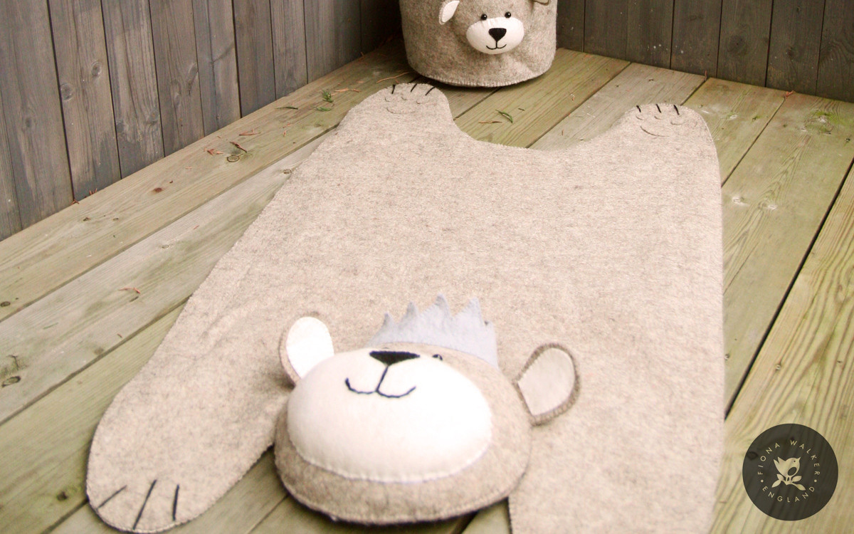 bear rug for kids