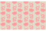 pink baby monkey wallpaper for kids room, baby girl nursery