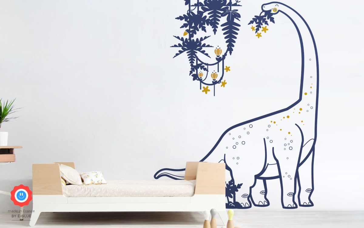 diplodocus dino kids wall decals