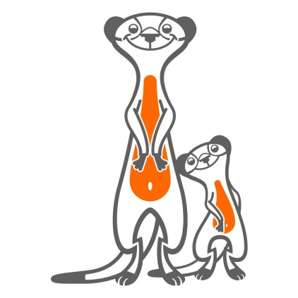 stickers enfant suricates 1