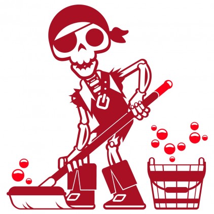 corsair sailor pirate boy kids wall decals