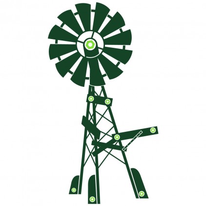 vinilos infantiles animales granja motor de viento