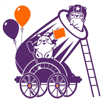 stickers enfant animaux cirque hamsters