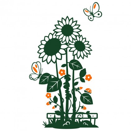 stickers enfant nature animaux campagne fleurs tournesols