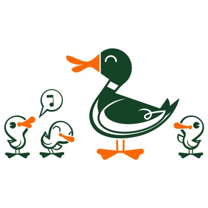 ducks nature country animals kids wall decals