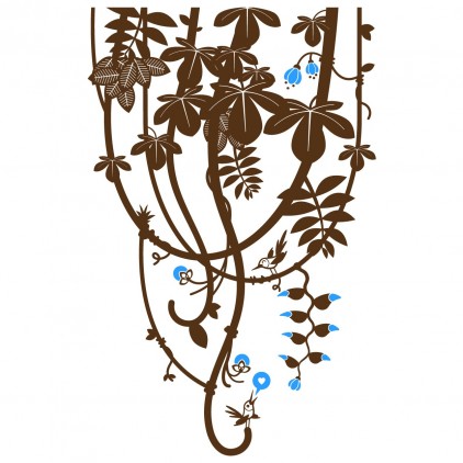 lianas rain forest jungle kids wall decals