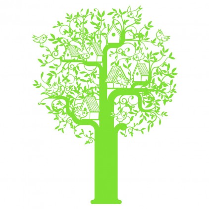 sticker enfant nature arbre xl