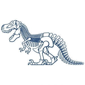 Sticker Dinosaure T-Rex