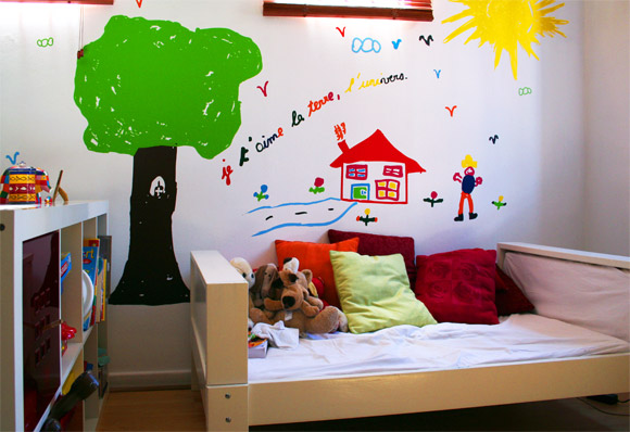 Custom kids wall decals by E-Glue design studio