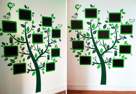 E-GLUE ON DEMAND, custom kids wall decals