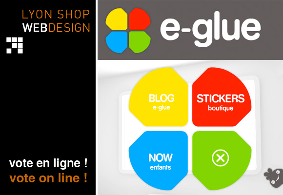 E-GLUE // Lyon shop webdesign